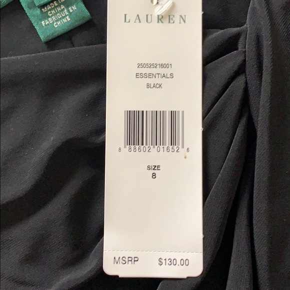 Ralph Lauren Black Dress. NWT - Picture 4 of 8